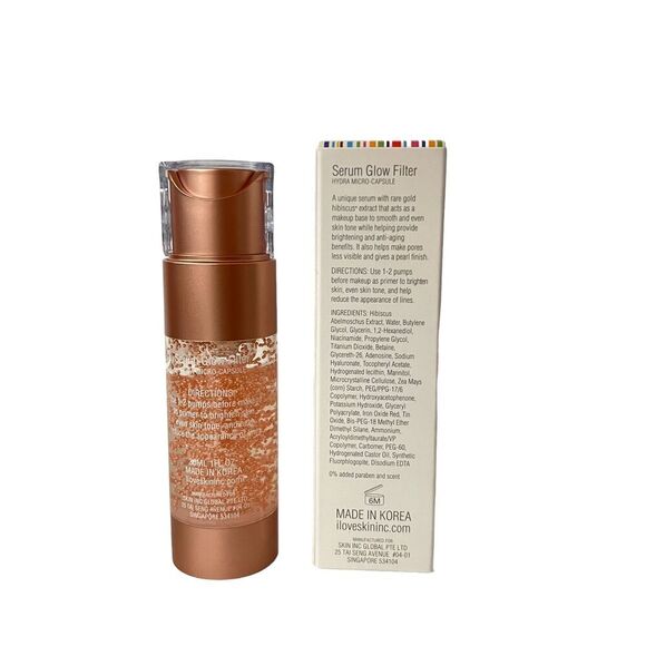 Skin Inc Supplement Bar Serum Glow Filter 30 ml 1 fl oz 09/28/24 - Picture 3 of 4